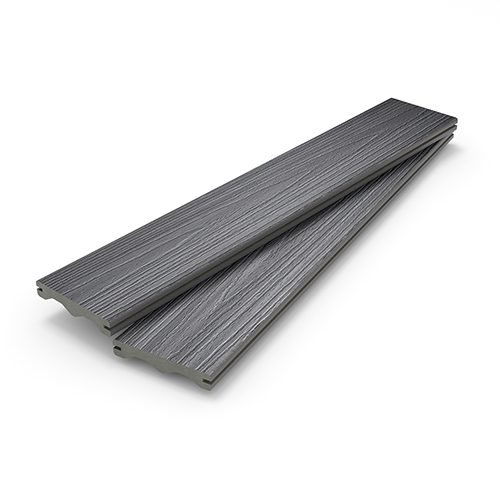 Grey decking boards