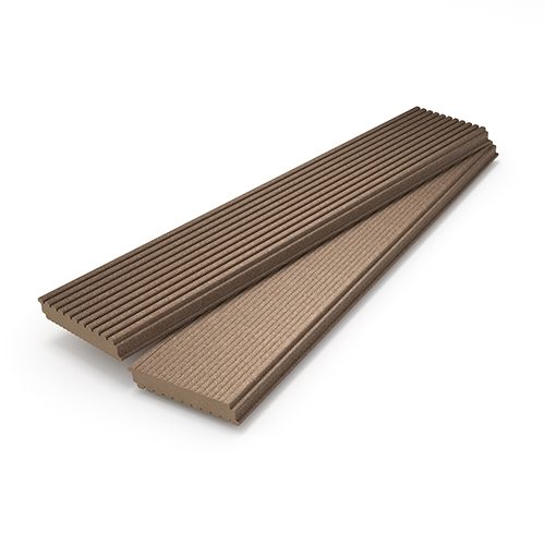 Light brown decking boards