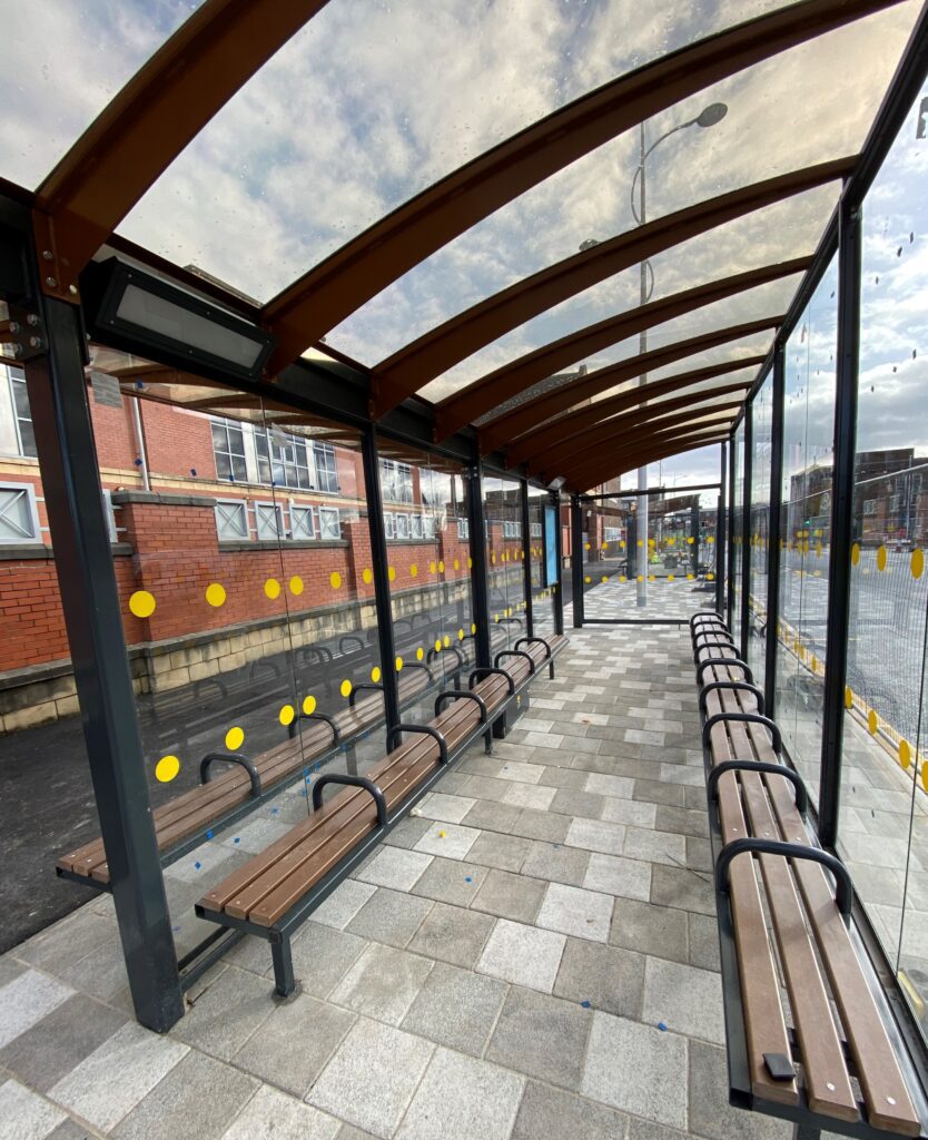 Shelter Solutions Bus Shelter Seating